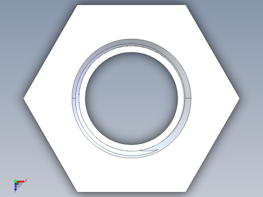 聚氯乙烯配件17-Sch80_ReducerBushing_FPTxSPIG_838-073_0.5in x 0.375in俯视缩略图