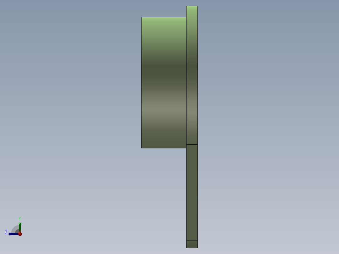 槽轮拨盘右视图