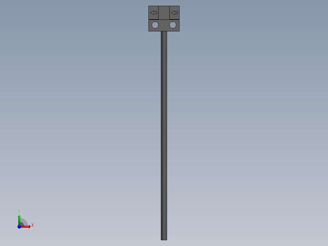 20系列槽型光电（空间紧凑型）导线引出型FC-SPV205Z前视图