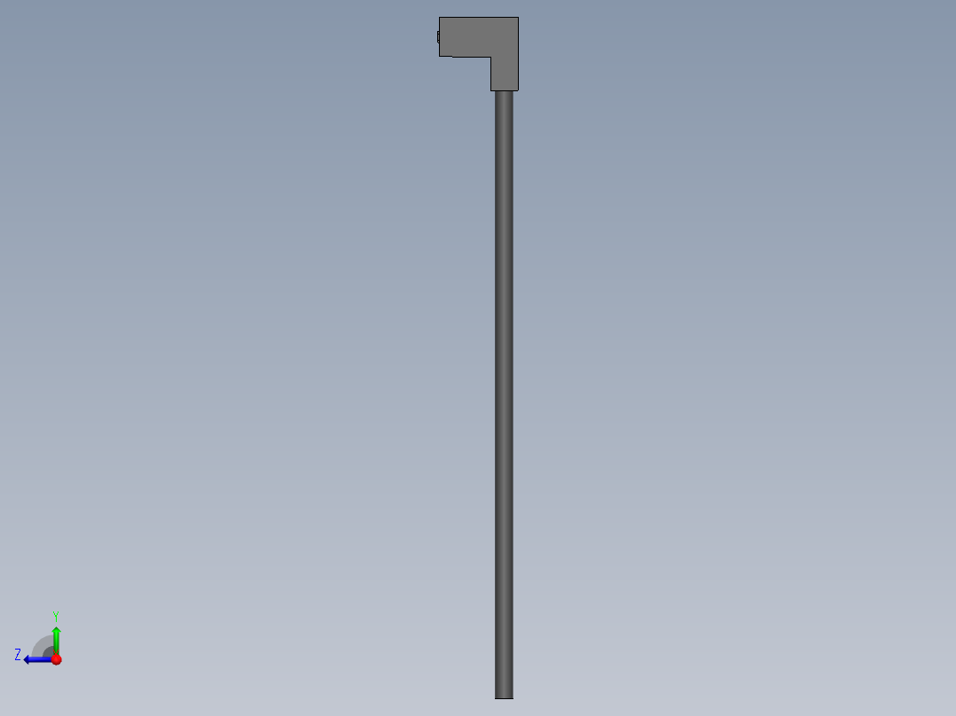 20系列槽型光电（空间紧凑型）导线引出型FC-SPV205Z右视图