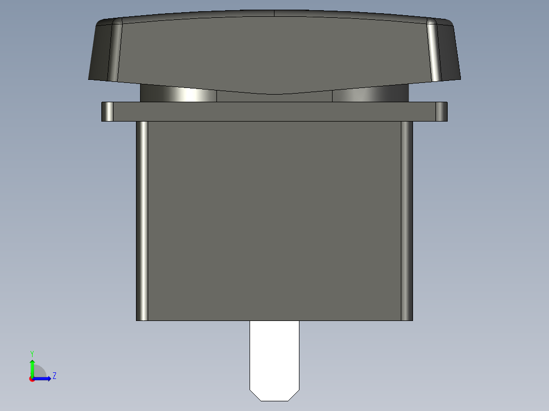 汽车电压表左视图