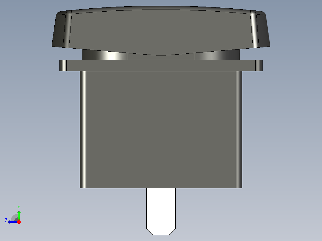 汽车电压表右视图