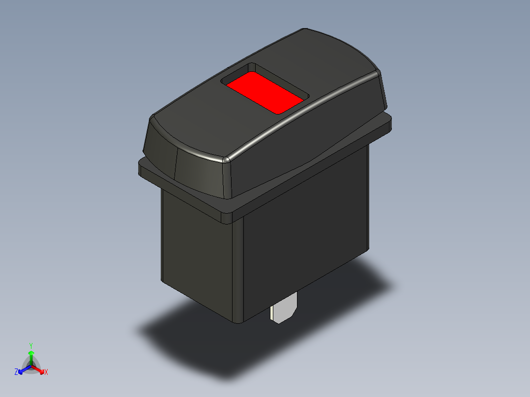 汽车电压表正等轴测图