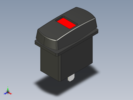 汽车电压表正等轴测缩略图