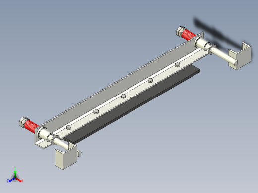 TD75型带式输送机弹簧清扫器 TD2E4