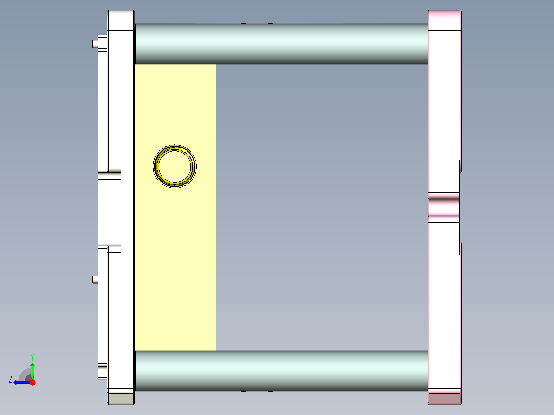 Aam00-A-笔记本CNC工装夹具三维模型CNC2-0430右视图