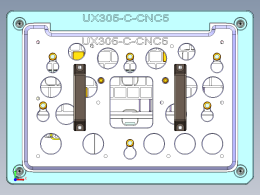 UX305-C-笔记本CNC工装夹具三维模型CNC5前视缩略图