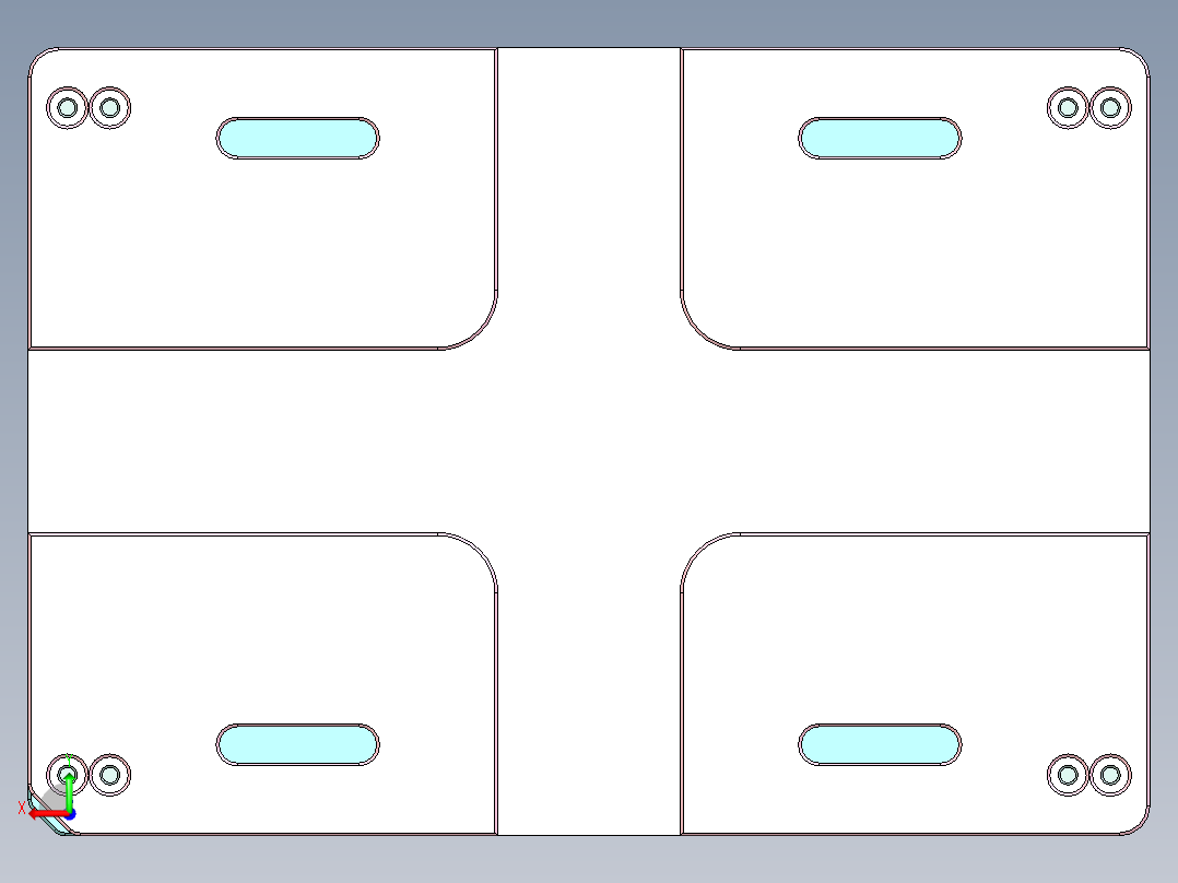 UX305-C-笔记本CNC工装夹具三维模型CNC5后视图