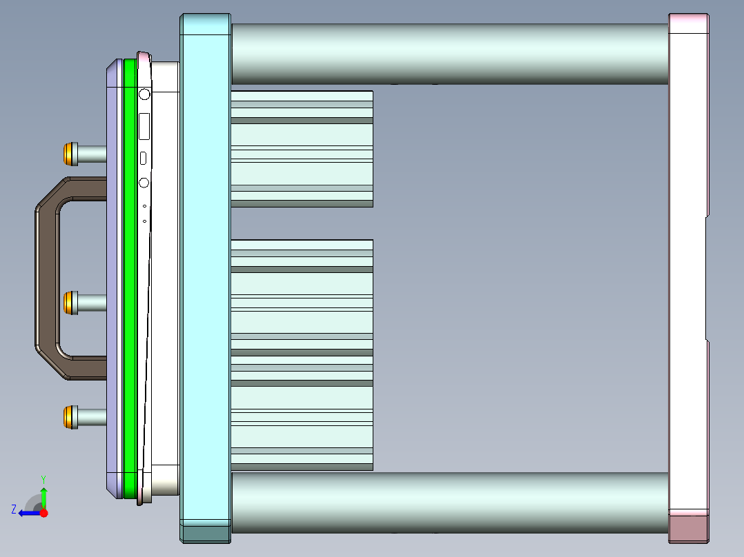 UX305-C-笔记本CNC工装夹具三维模型CNC5右视图
