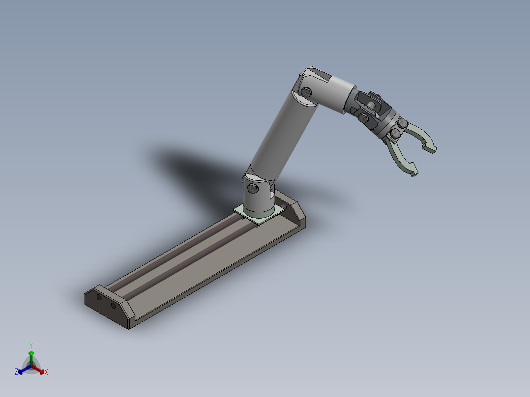 机械臂正等轴测图