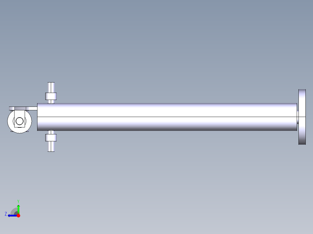 6轴机械臂右视图