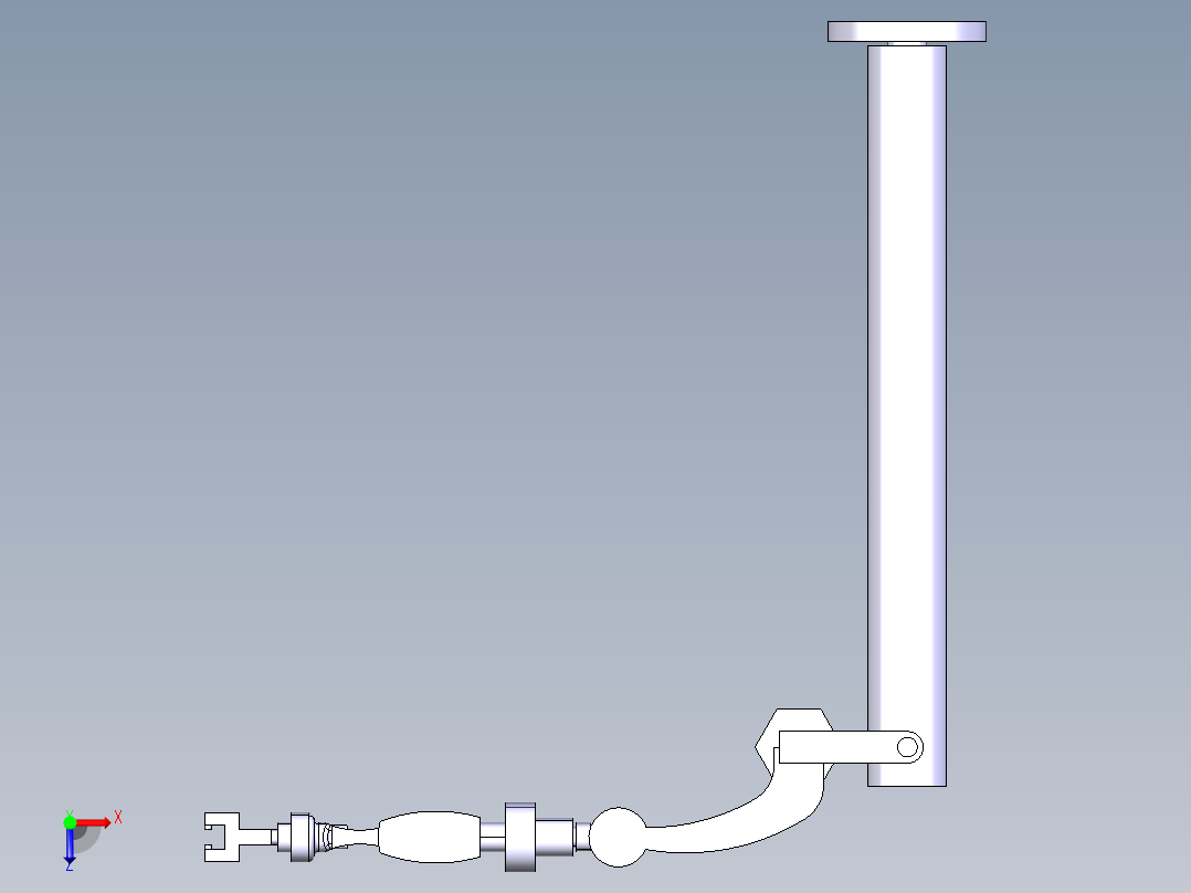 6轴机械臂俯视图