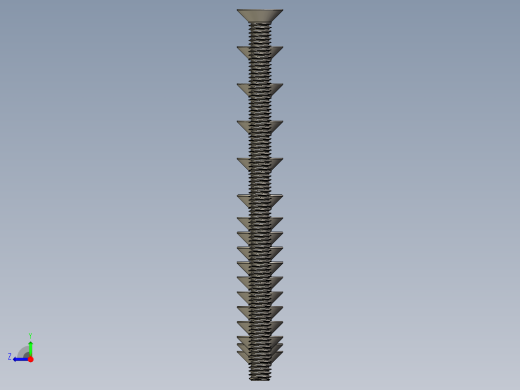 M3系列沉头内六角螺钉右视缩略图