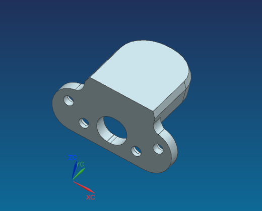 三轴小型不锈钢铰链支架落料CNC治具模型缩略图