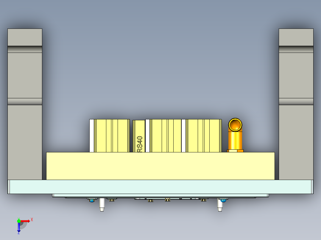 X1-C-US-笔记本CNC工装夹具三维模型WWAN-V0-CNC5-KB框落料-200730俯视图