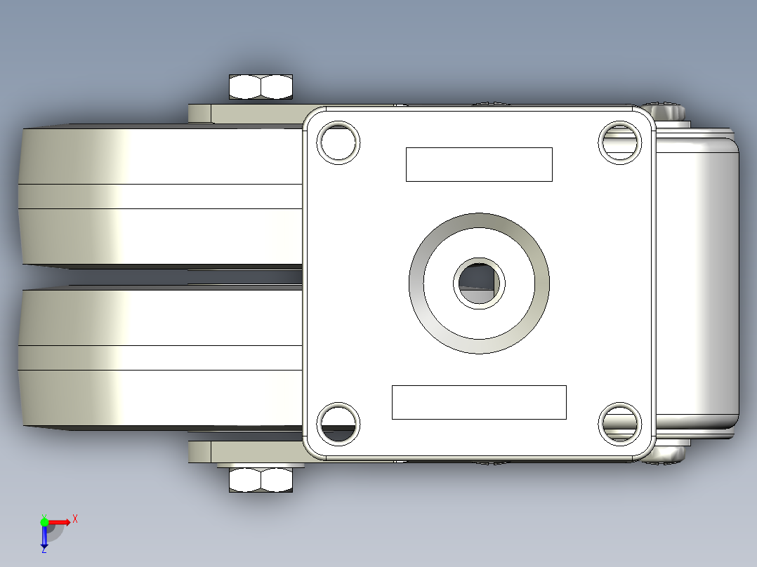 福马GDSD-100-FLANGE俯视图