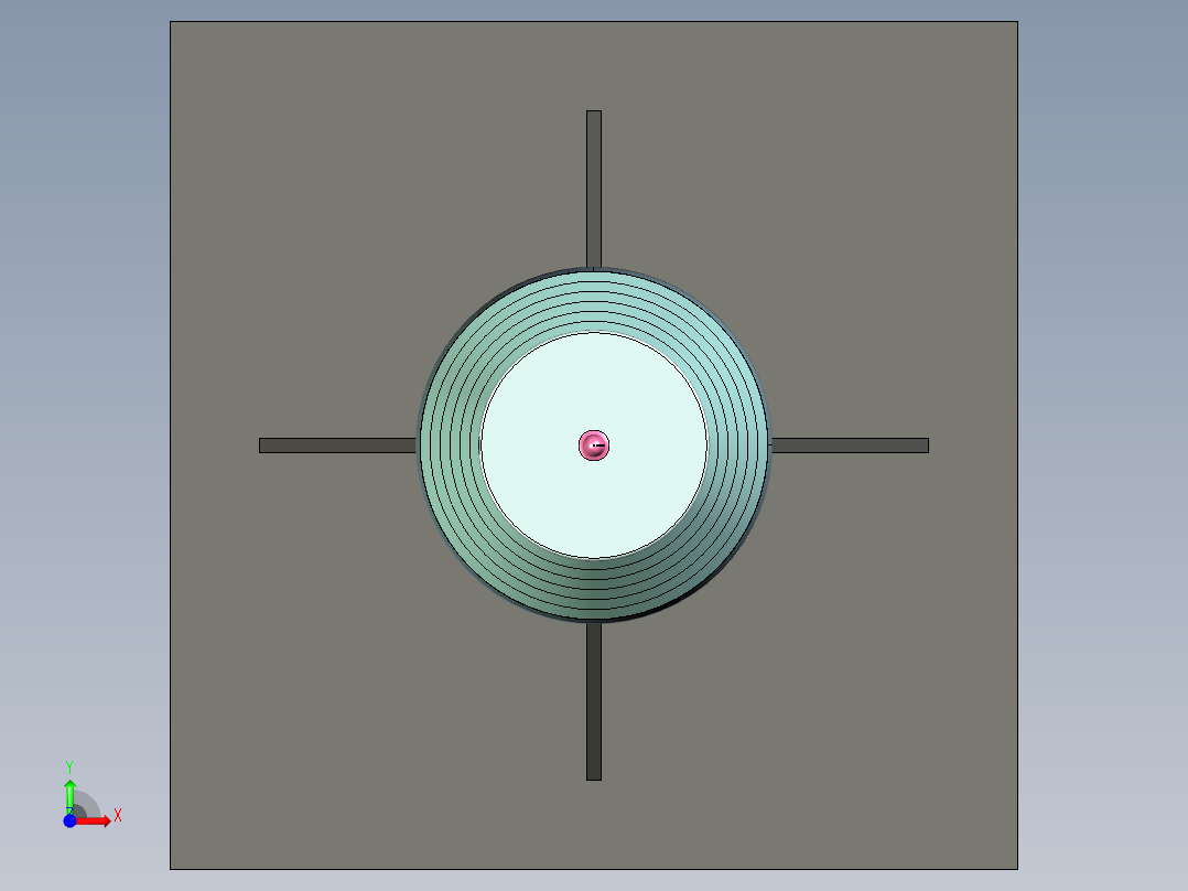 精美床头灯前视图