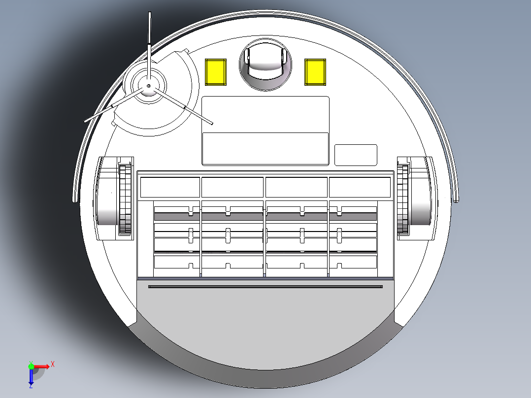 吸尘器(4)俯视图