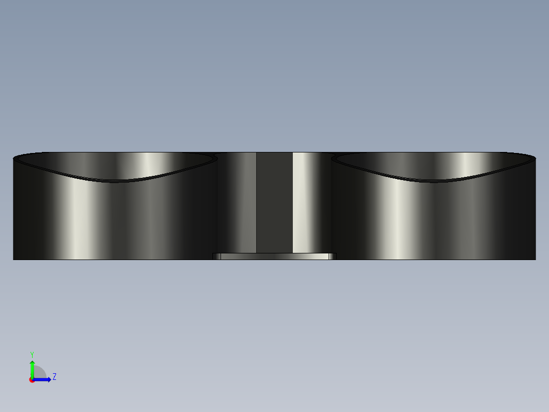5英寸涵道四轴飞行器左视图