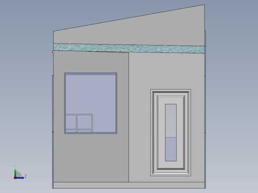 房子、建筑(218)左视缩略图