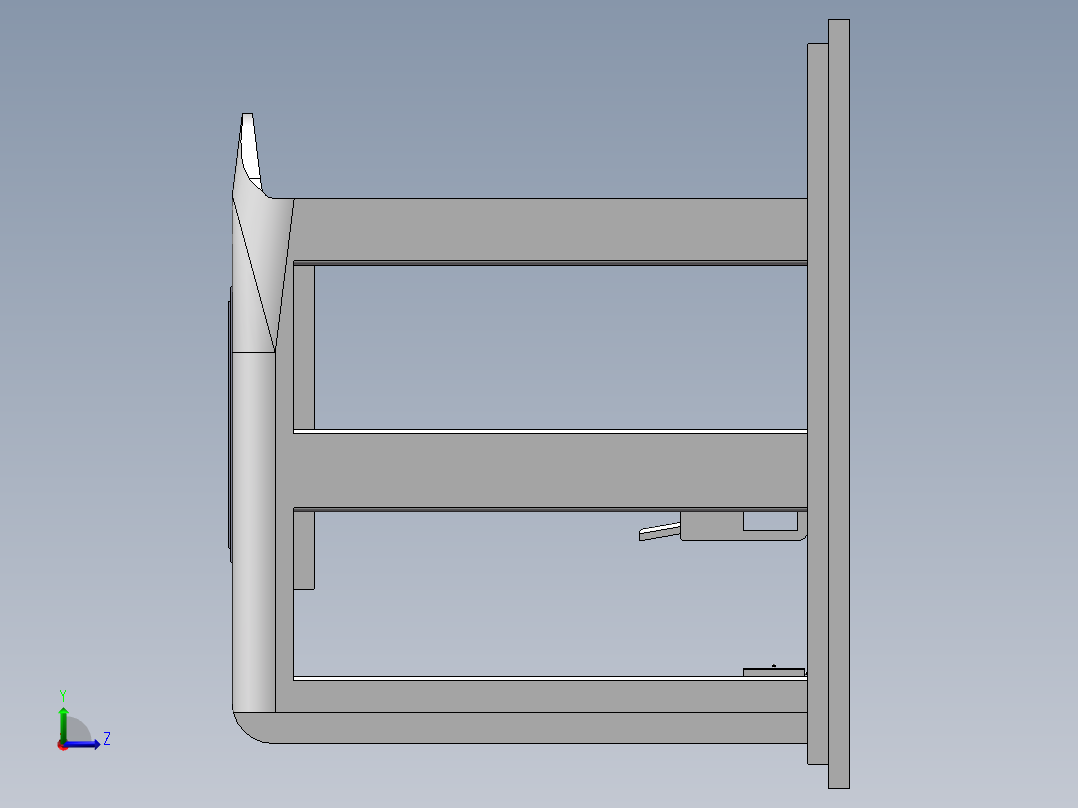 候车厅设计左视图