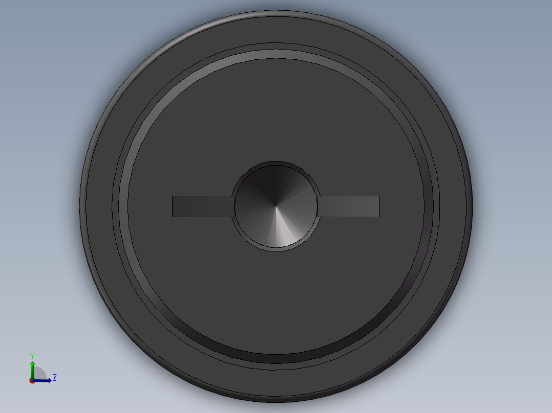 凸轮滚轮轴承随动器CF 8 UU R(THK)左视图