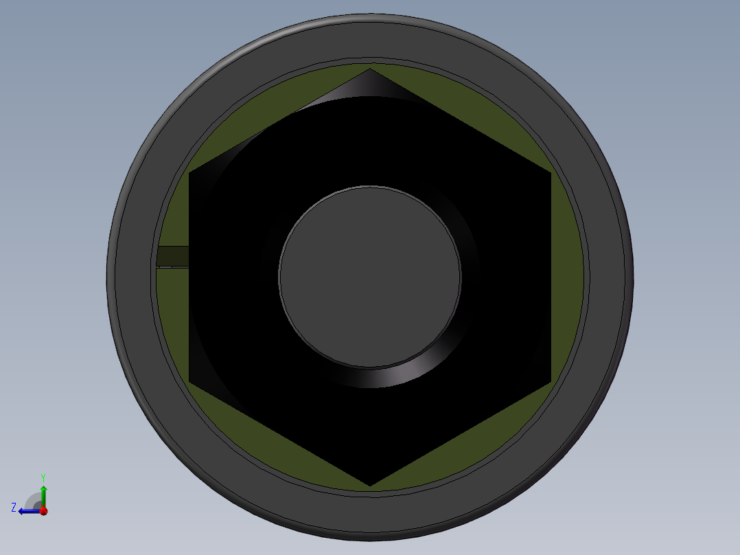 凸轮滚轮轴承随动器CF 8 UU R(THK)右视图