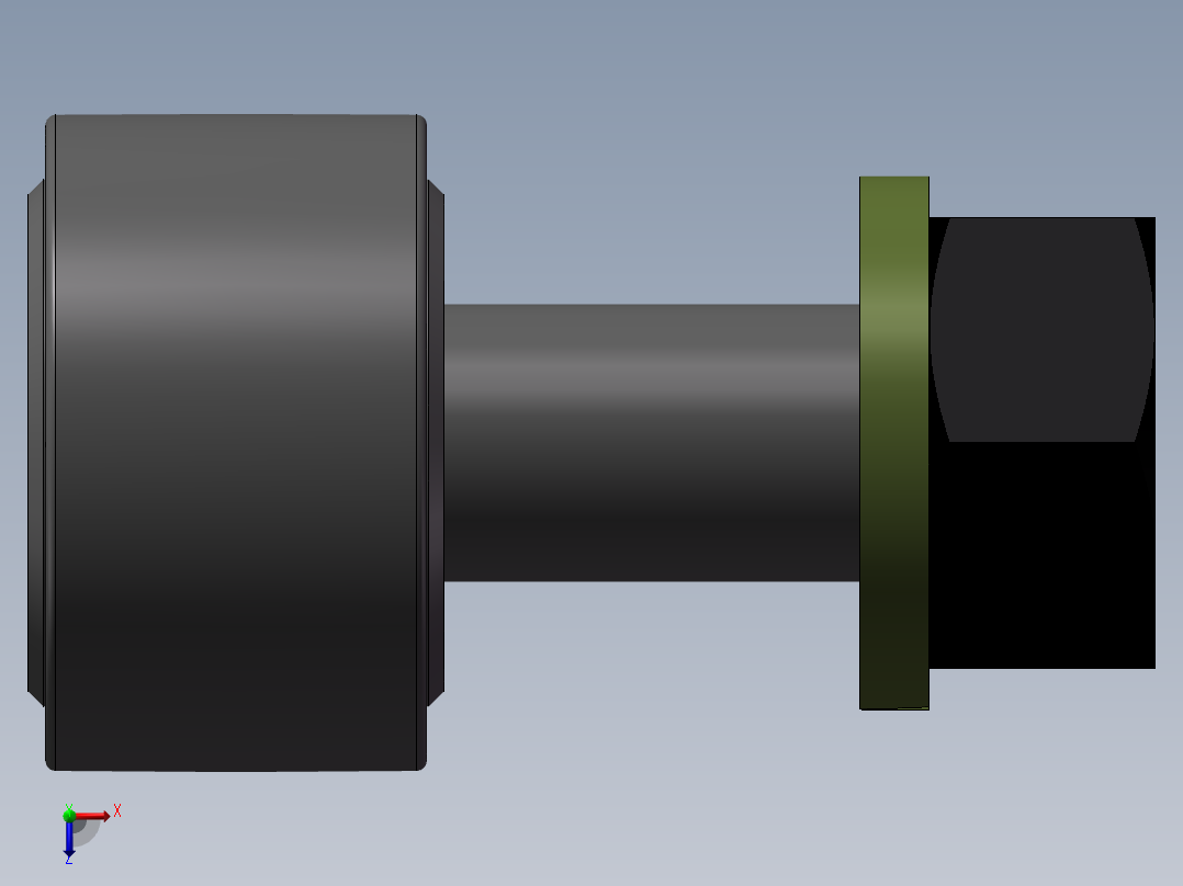 凸轮滚轮轴承随动器CF 8 UU R(THK)俯视图