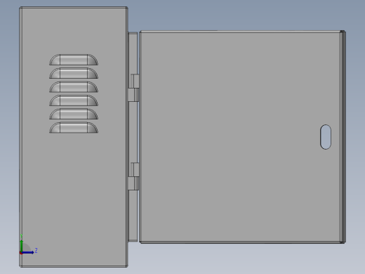 电气外壳左视缩略图