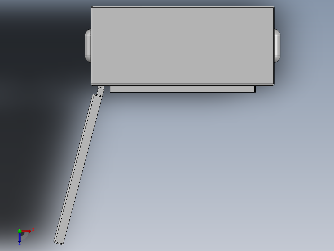 电气外壳俯视图