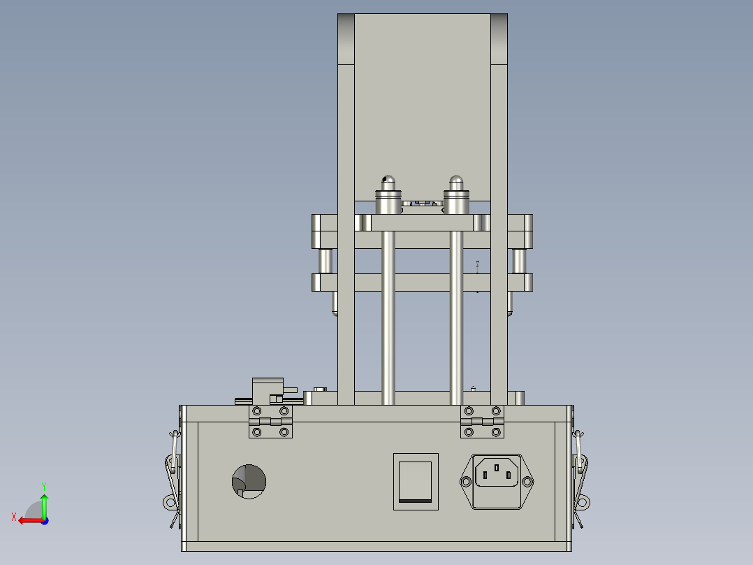 探针机构和电子元件检测装置后视图