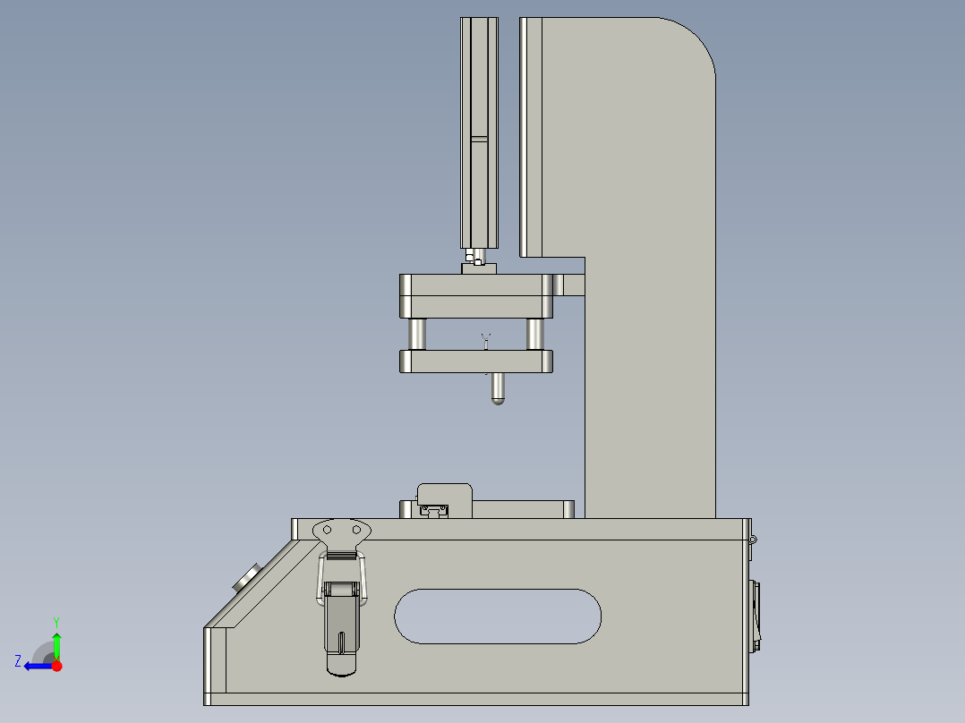 探针机构和电子元件检测装置右视图