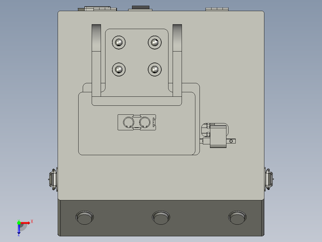 探针机构和电子元件检测装置俯视图