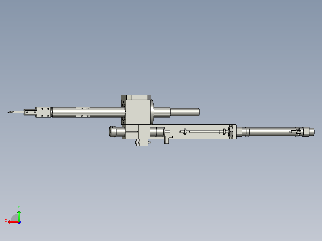 车刀组件后视图