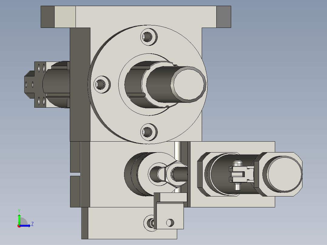 车刀组件左视图