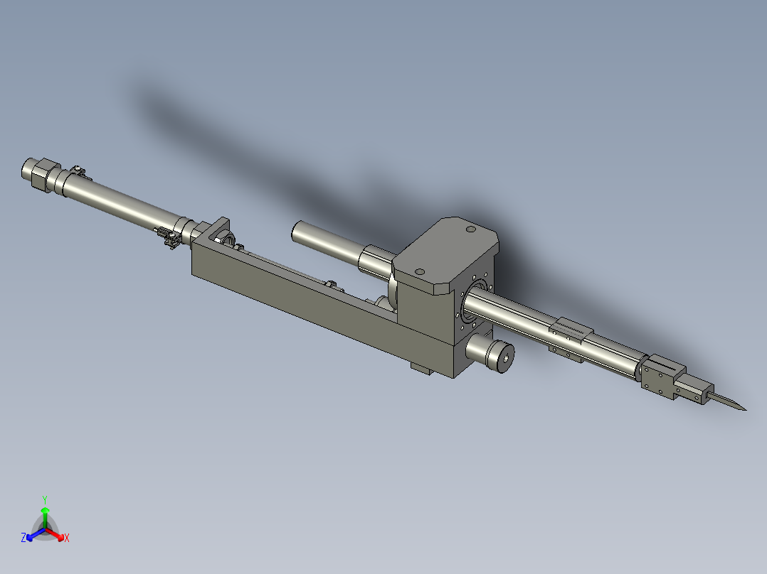 车刀组件正等轴测图