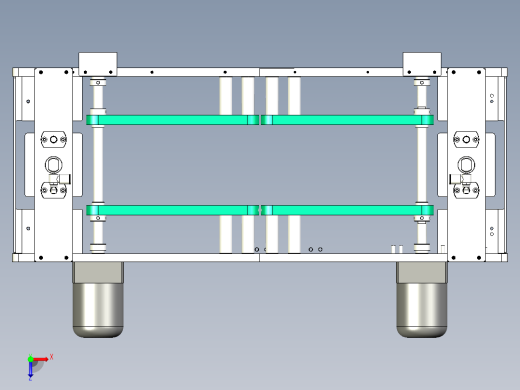 非标皮带输送线设计俯视缩略图