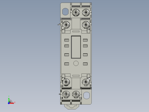 RXZE1M2C继电器底座前视缩略图