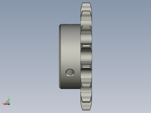 平移主轴链轮08B16齿后视缩略图