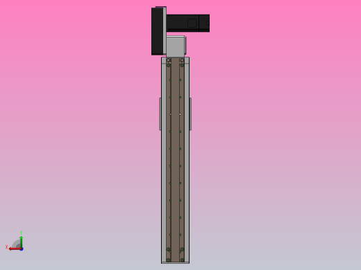 DMB65-RBCM同步带模组直线滑台（电机右后折）[DMB45-L66S300-DT100-C2D-RBCM]后视缩略图