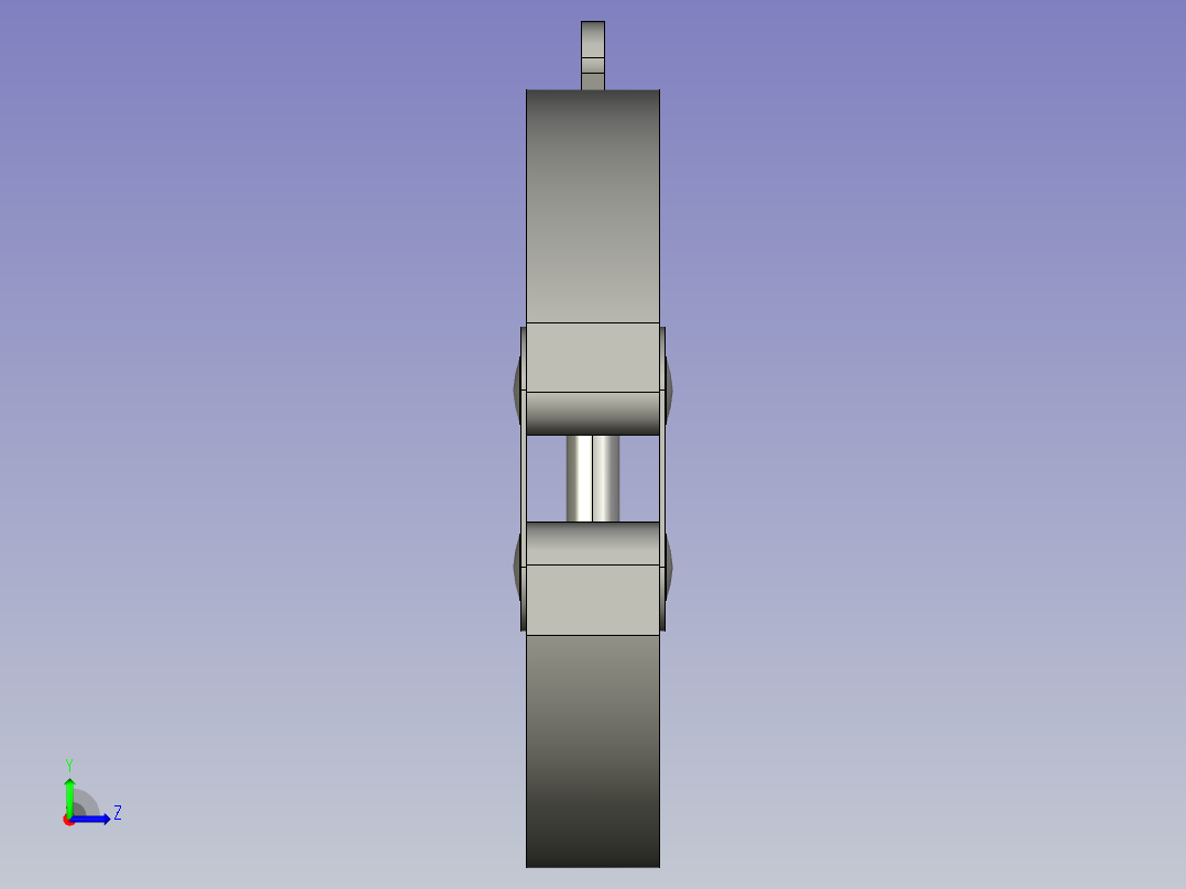 冲压卡箍119左视图