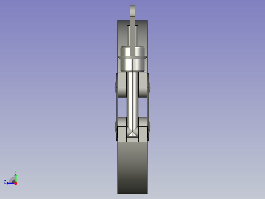 冲压卡箍119右视图
