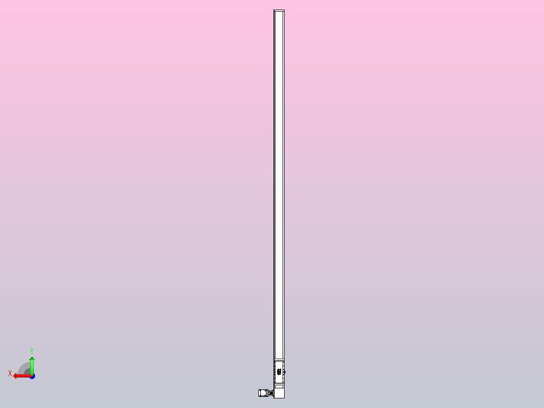 伺服电机集成皮带传动直线执行器TPA-OCB-140-256-L4550-DR-J90-N3后视图