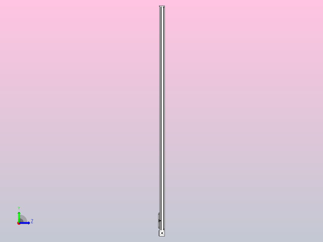 伺服电机集成皮带传动直线执行器TPA-OCB-140-256-L4550-DR-J90-N3左视图