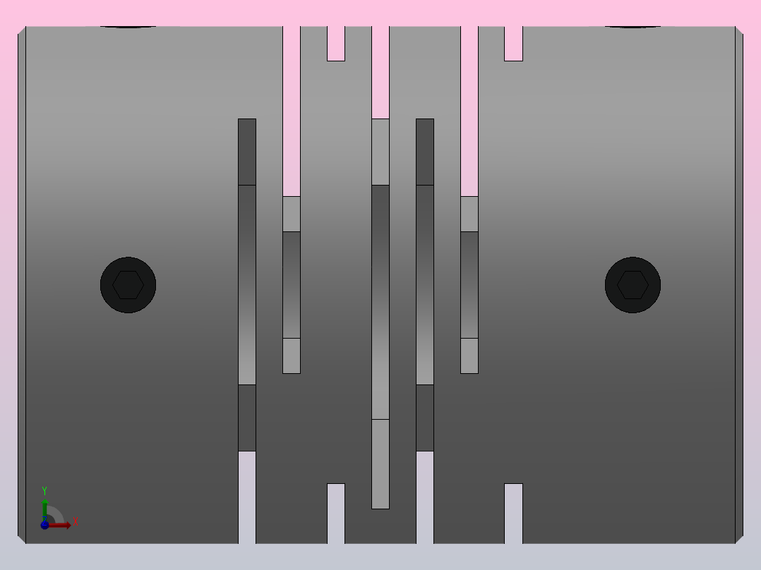 平行切缝联轴器JT[JT40-12-12]前视图