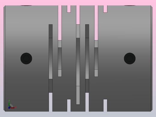 平行切缝联轴器JT[JT40-12-12]前视缩略图