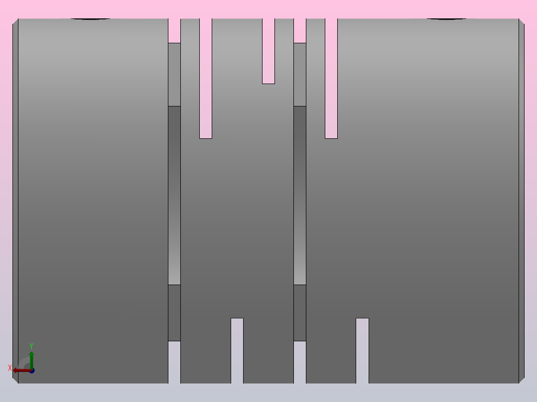 平行切缝联轴器JT[JT40-12-12]后视图