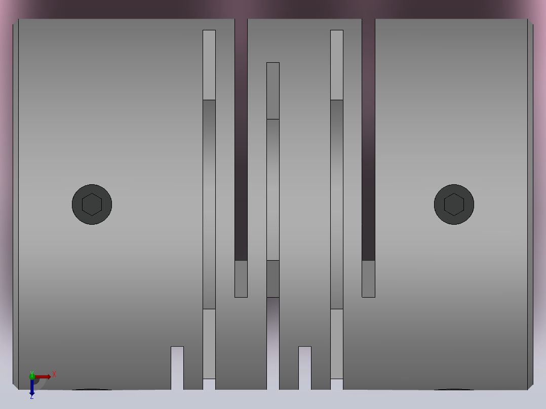 平行切缝联轴器JT[JT40-12-12]俯视图