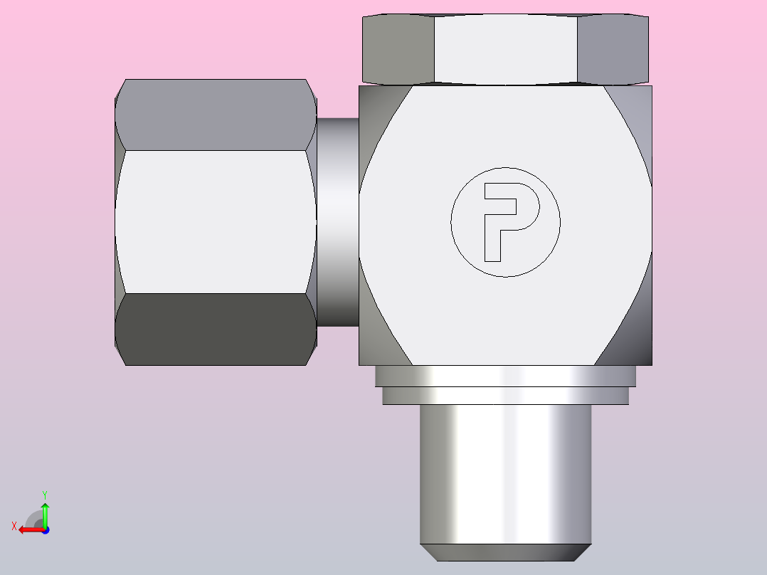 高压班卓琴弯头WH10ZLRKDSCF后视图