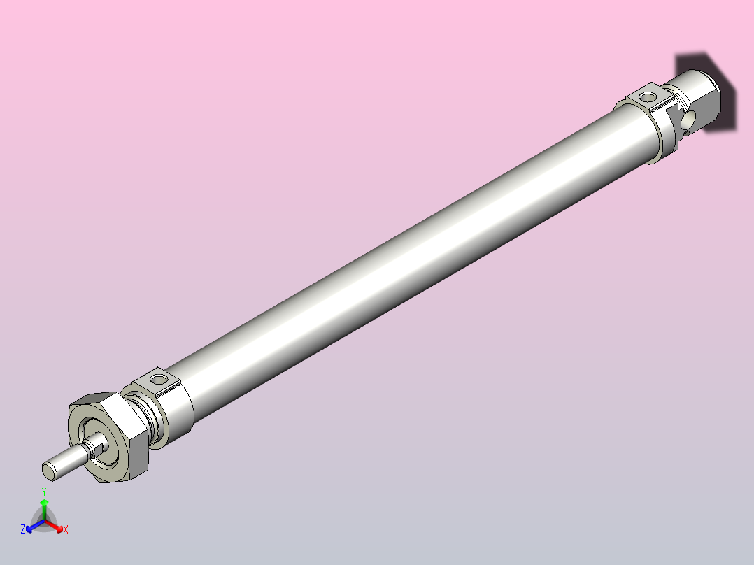 FESTO气缸DSNU-16-150-PPS-A---_0_正等轴测图